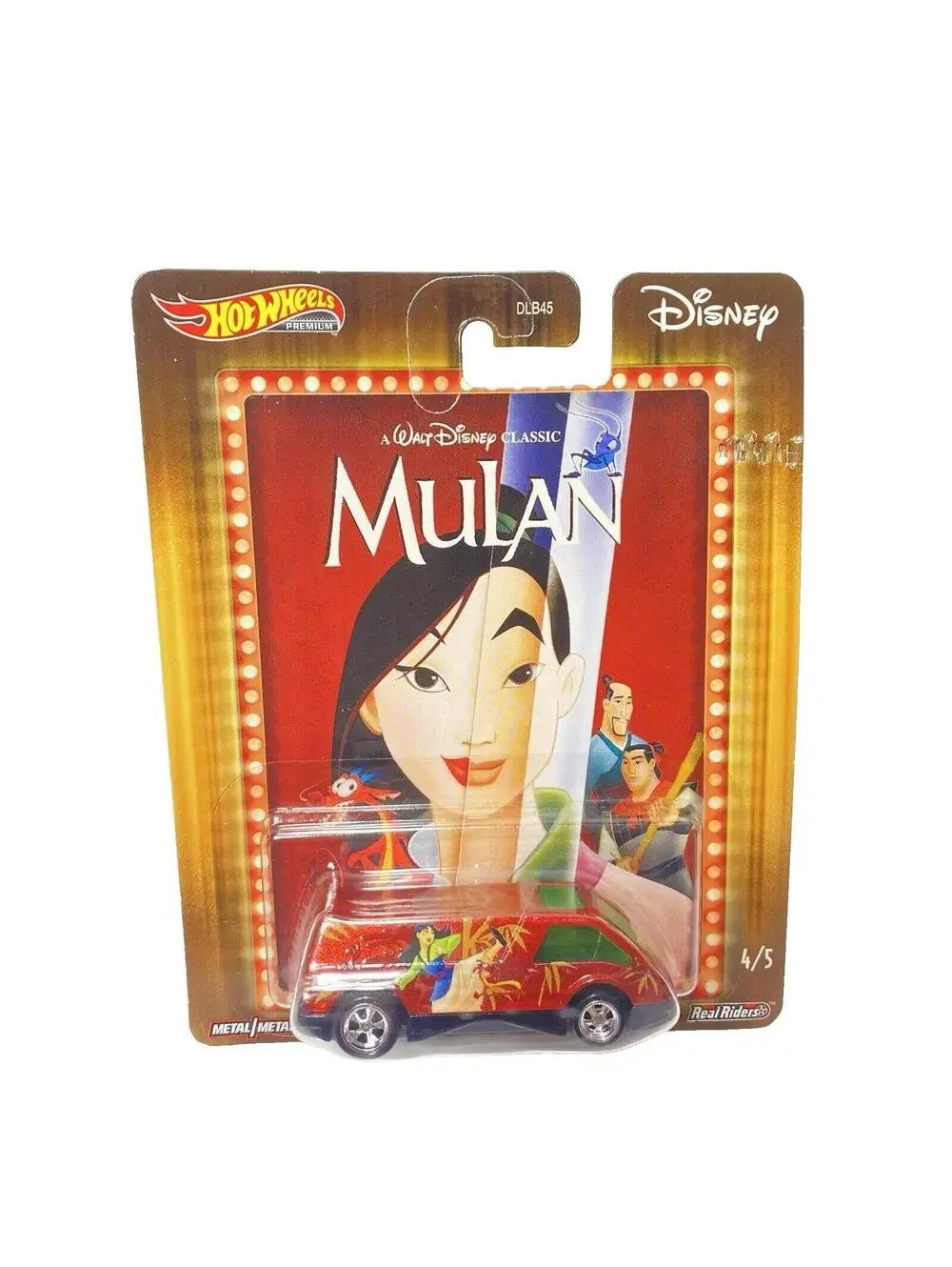 Hot Wheels Walt Disney Classics Mulan Dream Van XGW Real Riders 4/5 New*Read*